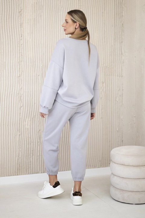 Komplet damski dresowy bluza i spodnie szary Komplet damski dresowy bluza i spodnie szary