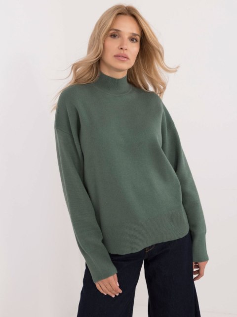 Sweter D93111AD90910A2 ciemny zielony L Sweter D93111AD90910A2 ciemny zielony L
