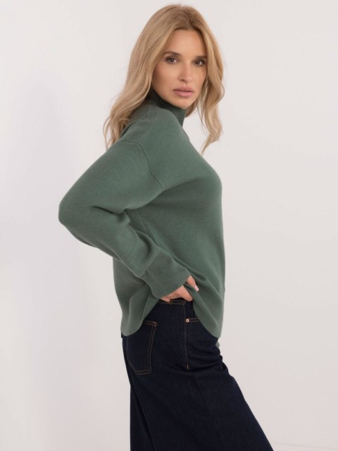 Sweter D93111AD90910A2 ciemny zielony S Sweter D93111AD90910A2 ciemny zielony S