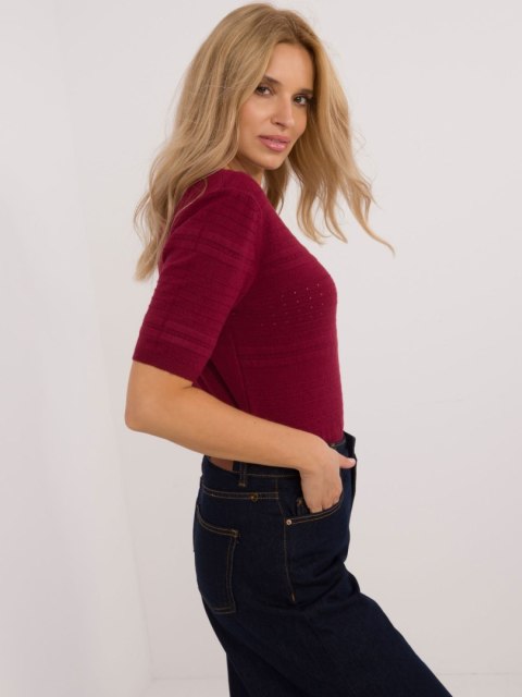 Sweter PM-SW-C-3286.88 bordowy Sweter PM-SW-C-3286.88 bordowy