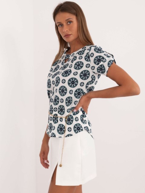 Bluzka LK-BZ-505775.00 biały 40 Bluzka LK-BZ-505775.00 biały 40