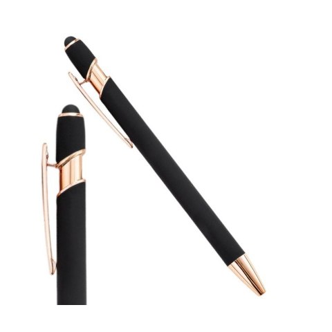 Długopis metalowy touch pen soft touch czerń DL01 Długopis metalowy touch pen soft touch czerń DL01