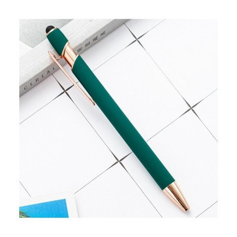 Długopis metalowy touch pen soft touch zieleń DL03 Długopis metalowy touch pen soft touch zieleń DL03