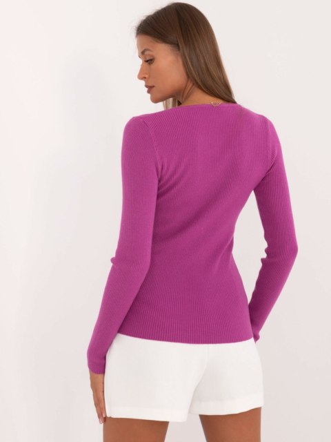 Sweter AT-SW-2332-2.65 fioletowy S/M Sweter AT-SW-2332-2.65 fioletowy S/M