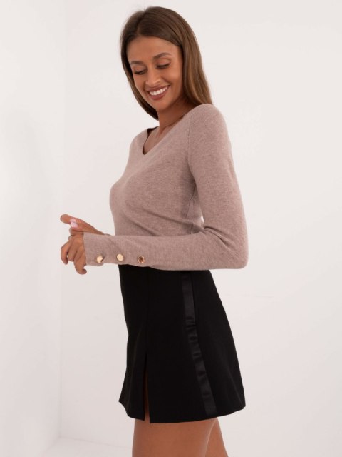 Sweter AT-SW-2334.91 ciemny bezowy L/XL Sweter AT-SW-2334.91 ciemny bezowy L/XL