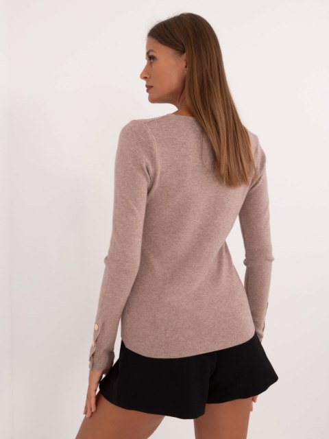 Sweter AT-SW-2334.91 ciemny bezowy L/XL Sweter AT-SW-2334.91 ciemny bezowy L/XL