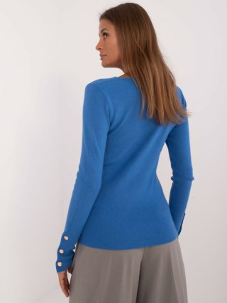 Sweter AT-SW-2334.91 ciemny niebieski S/M