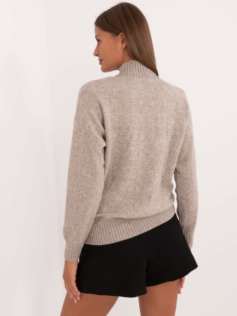 Sweter AT-SW-2339.54 ciemny bezowy Sweter AT-SW-2339.54 ciemny bezowy
