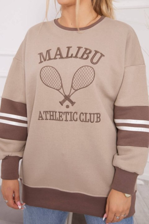 Bluza ocieplana Malibu ciemno beżowy+mocca Bluza ocieplana Malibu ciemno beżowy+mocca
