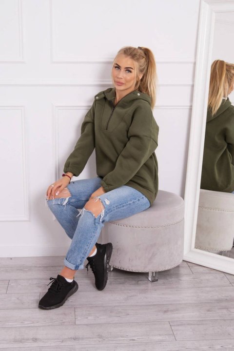 Bluza z kapturem khaki Bluza z kapturem khaki