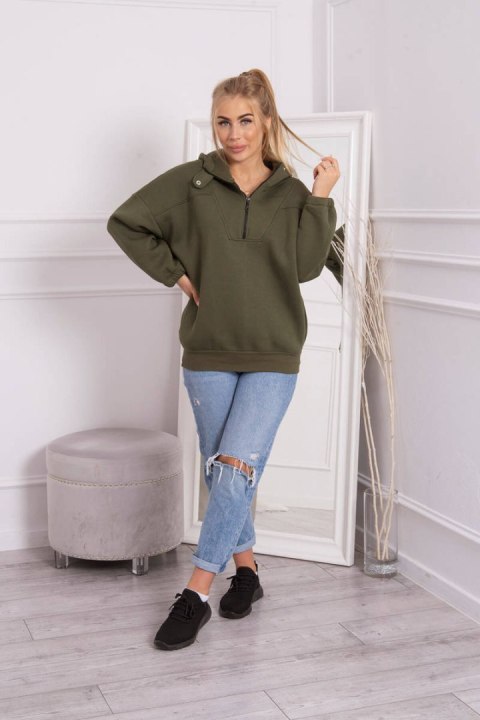Bluza z kapturem khaki Bluza z kapturem khaki