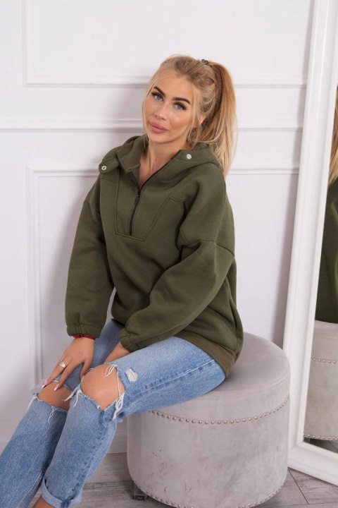 Bluza z kapturem khaki Bluza z kapturem khaki