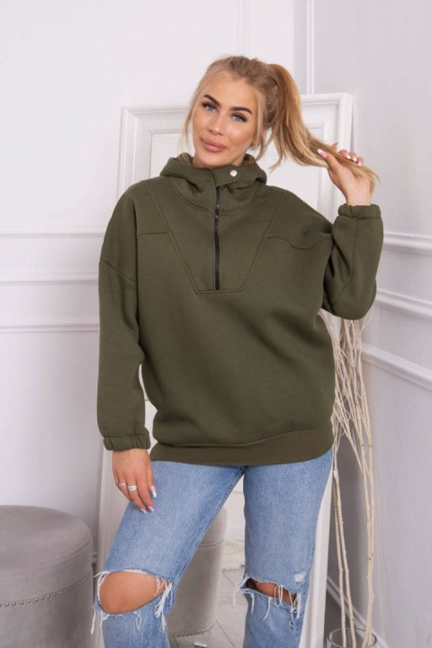 Bluza z kapturem khaki Bluza z kapturem khaki