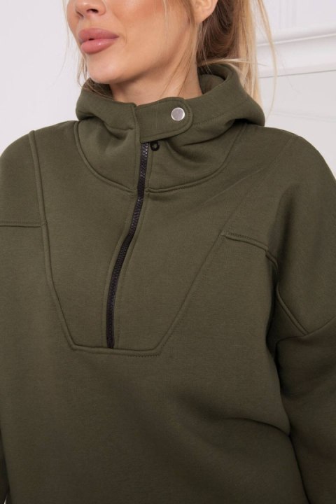 Bluza z kapturem khaki Bluza z kapturem khaki