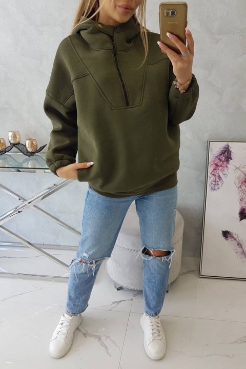 Bluza z kapturem khaki Bluza z kapturem khaki