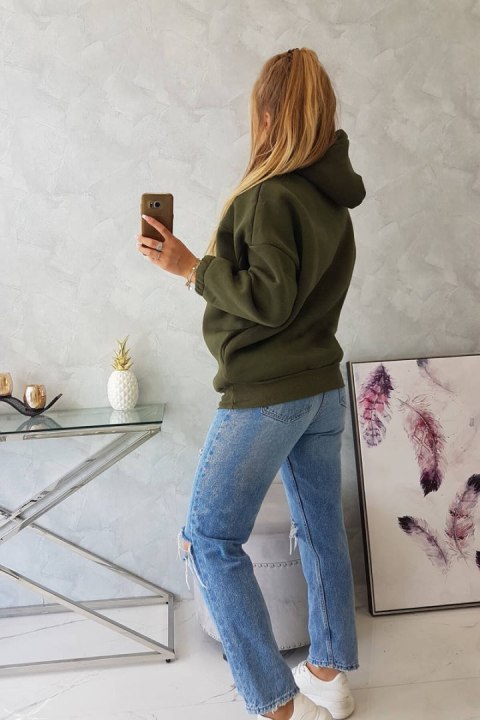Bluza z kapturem khaki Bluza z kapturem khaki
