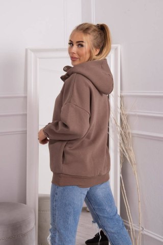 Bluza z kapturem mocca