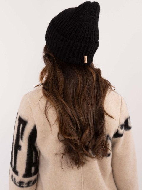 Czapka zimowa czarna beanie Rue Paris Czapka zimowa czarna beanie Rue Paris