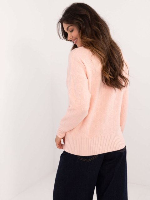 Sweter AT-SW-2339.54 brzoskwiniowy Sweter AT-SW-2339.54 brzoskwiniowy