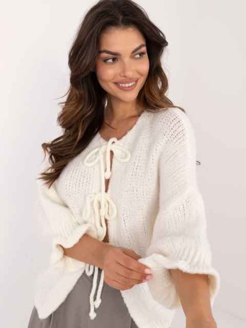 Sweter MI-SW-2911.91 ecru Sweter MI-SW-2911.91 ecru