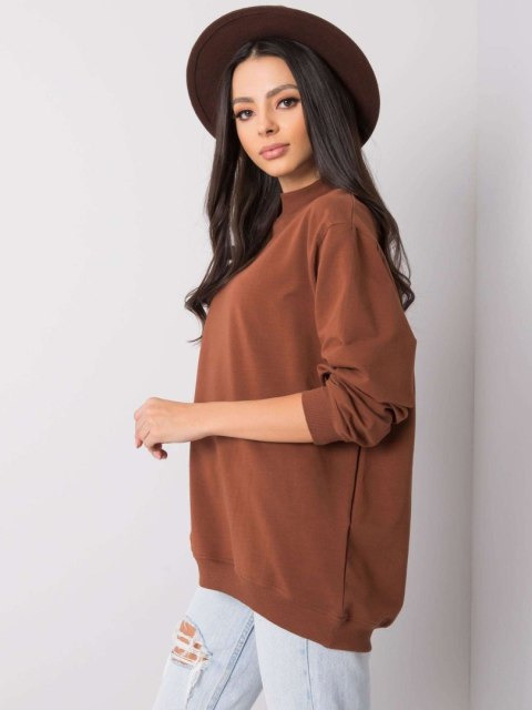 Bluza RV-BL-5185.81P ciemny brązowy L/XL