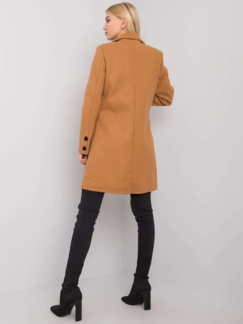 Płaszcz TW-PL-BI-25533.18 camelowy XL Płaszcz TW-PL-BI-25533.18 camelowy XL
