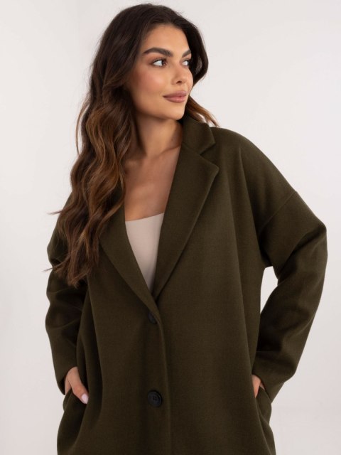 Płaszcz TW-PL-BI-7298-2.14 khaki XL Płaszcz TW-PL-BI-7298-2.14 khaki XL