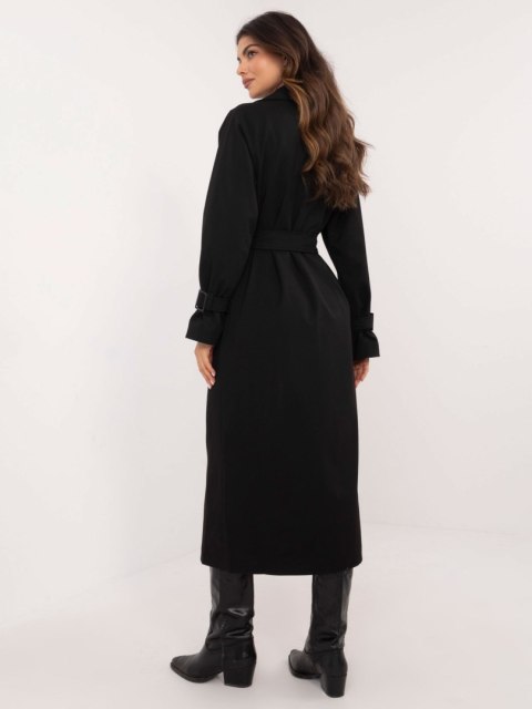 Płaszcz LK-PL-509754.42 czarny S/M Płaszcz LK-PL-509754.42 czarny S/M