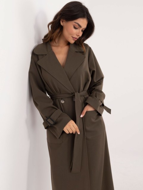 Płaszcz LK-PL-509754.42 khaki L/XL Płaszcz LK-PL-509754.42 khaki L/XL