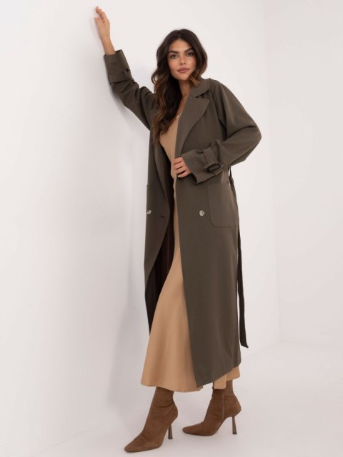 Płaszcz LK-PL-509754.42 khaki L/XL Płaszcz LK-PL-509754.42 khaki L/XL
