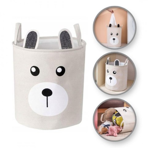 Organizer, pojemnik na zabawki, kosz na pranie MIS 40 x 33 cm beż 43L OR110 Organizer, pojemnik na zabawki, kosz na pranie MIS 40 x 33 cm beż 43L OR110