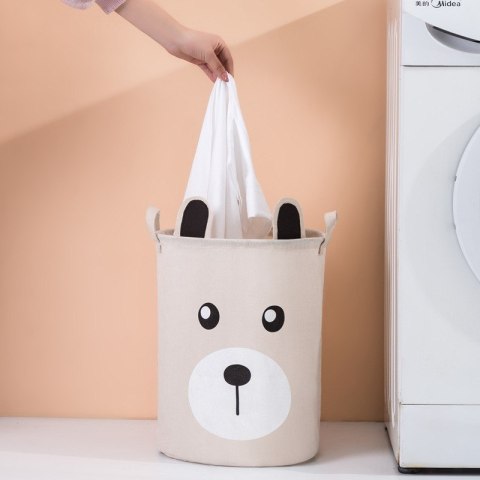 Organizer, pojemnik na zabawki, kosz na pranie MIS 40 x 33 cm beż 43L OR110 Organizer, pojemnik na zabawki, kosz na pranie MIS 40 x 33 cm beż 43L OR110