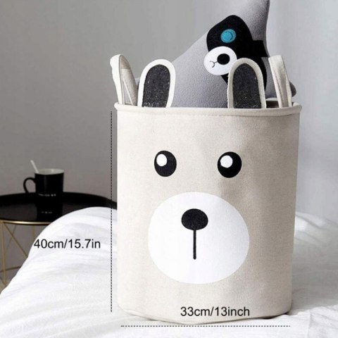 Organizer, pojemnik na zabawki, kosz na pranie MIS 40 x 33 cm beż 43L OR110 Organizer, pojemnik na zabawki, kosz na pranie MIS 40 x 33 cm beż 43L OR110