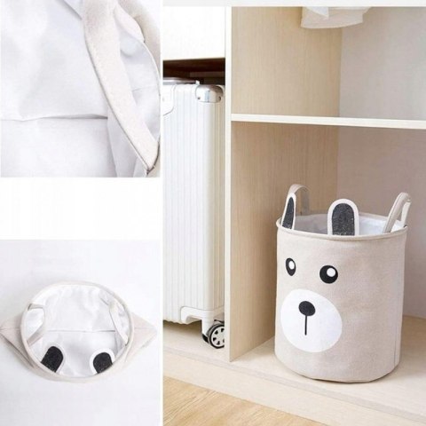 Organizer, pojemnik na zabawki, kosz na pranie MIS 40 x 33 cm beż 43L OR110 Organizer, pojemnik na zabawki, kosz na pranie MIS 40 x 33 cm beż 43L OR110