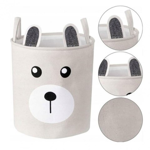 Organizer, pojemnik na zabawki, kosz na pranie MIS 40 x 33 cm beż 43L OR110 Organizer, pojemnik na zabawki, kosz na pranie MIS 40 x 33 cm beż 43L OR110