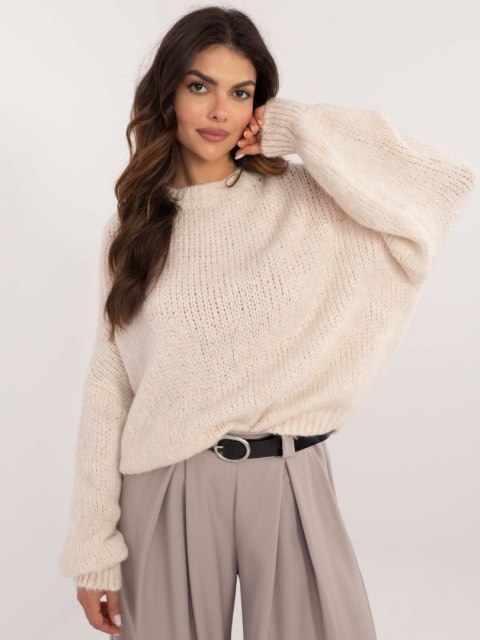 Sweter TW-SW-BI-3565.69 ecru Sweter TW-SW-BI-3565.69 ecru