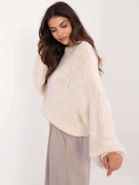Sweter TW-SW-BI-3565.69 ecru Sweter TW-SW-BI-3565.69 ecru