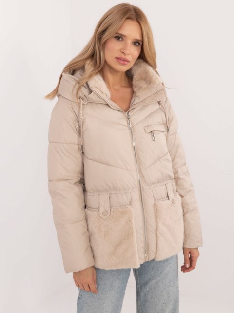 Kurtka MBM-KR-2637.31P beżowy S Kurtka MBM-KR-2637.31P beżowy S