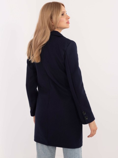 Płaszcz TW-PL-BI-25533.18 granatowy L Płaszcz TW-PL-BI-25533.18 granatowy L