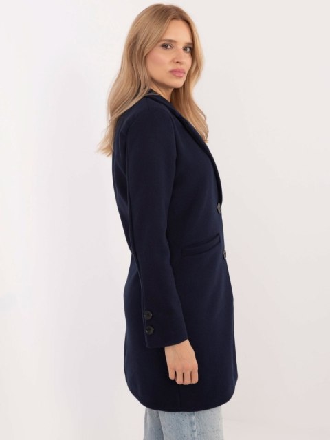 Płaszcz TW-PL-BI-25533.18 granatowy S Płaszcz TW-PL-BI-25533.18 granatowy S
