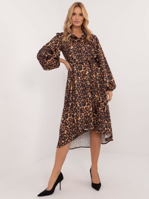 Sukienka LK-SK-509790.25 camelowy S/M Sukienka LK-SK-509790.25 camelowy S/M