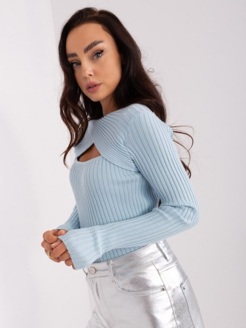 Sweter PM-SW-PM1082.03X jasny niebieski M/L Sweter PM-SW-PM1082.03X jasny niebieski M/L