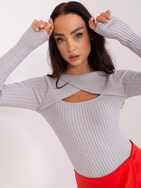 Sweter PM-SW-PM1082.03X jasny szary M/L Sweter PM-SW-PM1082.03X jasny szary M/L