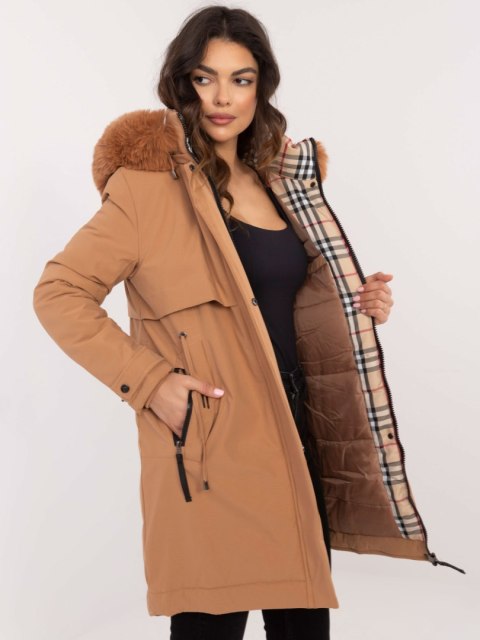 Kurtka SK-KR-HH-2409.47 camelowy XL Kurtka SK-KR-HH-2409.47 camelowy XL