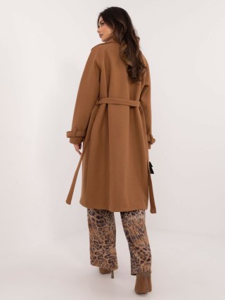 Płaszcz TW-PL-BI-2209.71P camelowy XL