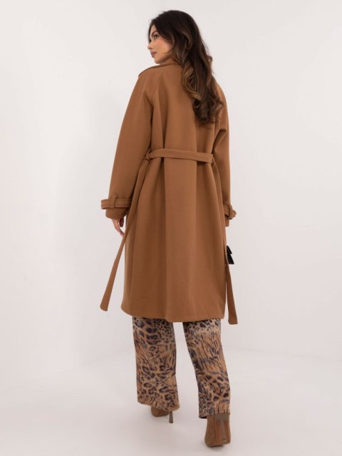 Płaszcz TW-PL-BI-2209.71P camelowy XL Płaszcz TW-PL-BI-2209.71P camelowy XL