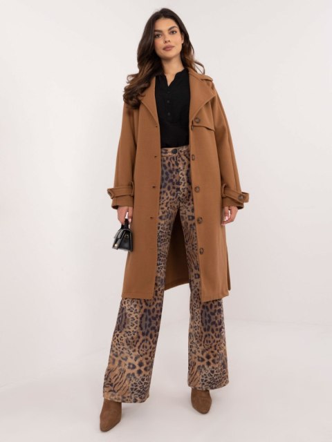 Płaszcz TW-PL-BI-2209.71P camelowy M Płaszcz TW-PL-BI-2209.71P camelowy M