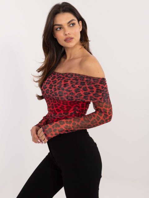 Bluzka DHJ-BZ-18701.59 czerwony Bluzka DHJ-BZ-18701.59 czerwony