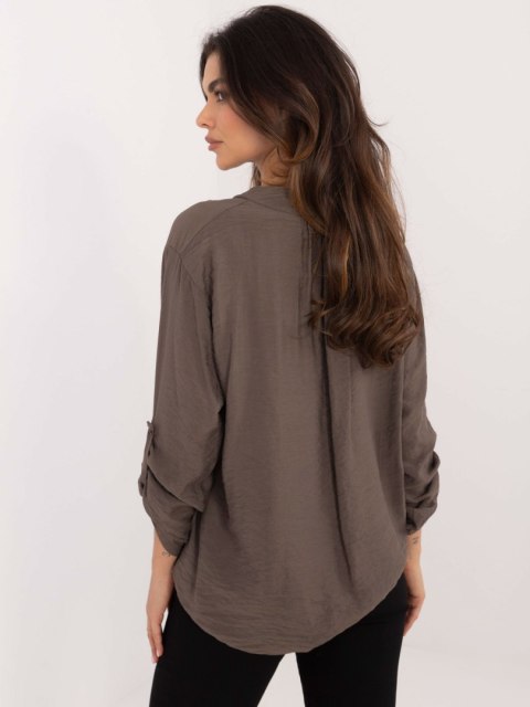 Koszula TW-KS-BI-7175.38 khaki Koszula TW-KS-BI-7175.38 khaki