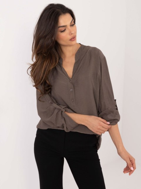 Koszula TW-KS-BI-7175.38 khaki Koszula TW-KS-BI-7175.38 khaki